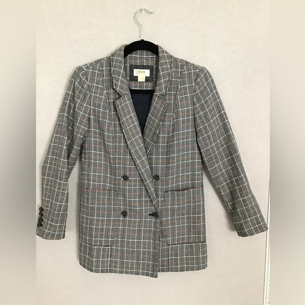 Maeve Lilith oversized double breasted jacket